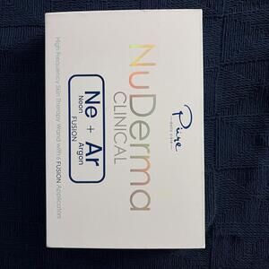 NuDerma Skin Therapy Wand Fusion Neon & Argon Wands OPEN BOX